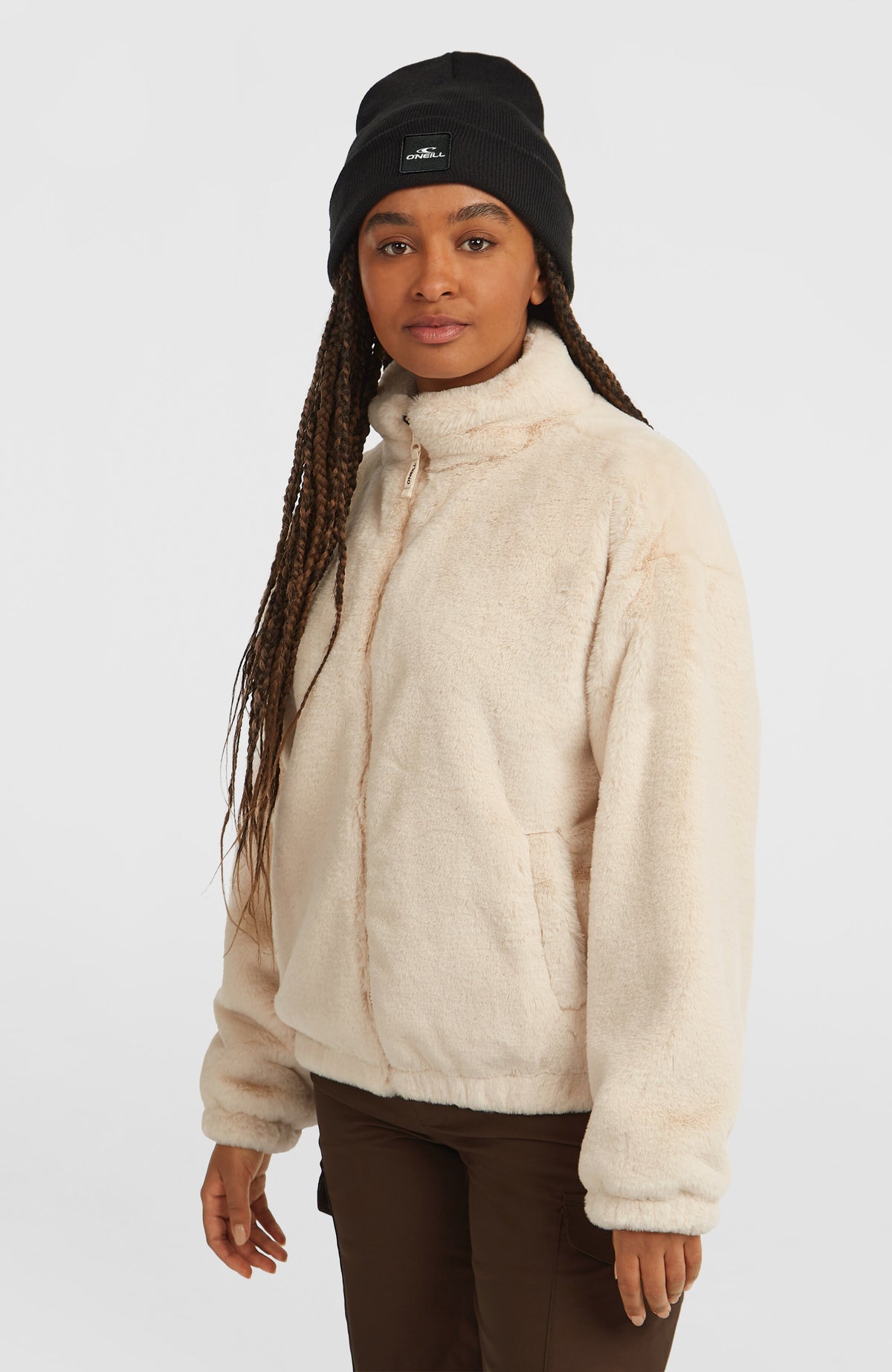 FWC'Cruz Faux Fur Fleecejacke | Macaron