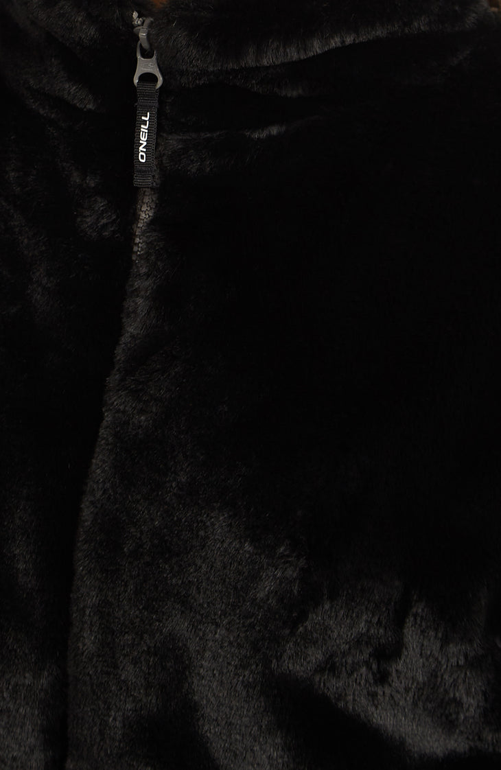 FWC'Cruz Faux Fur Fleecejacke | Black Out