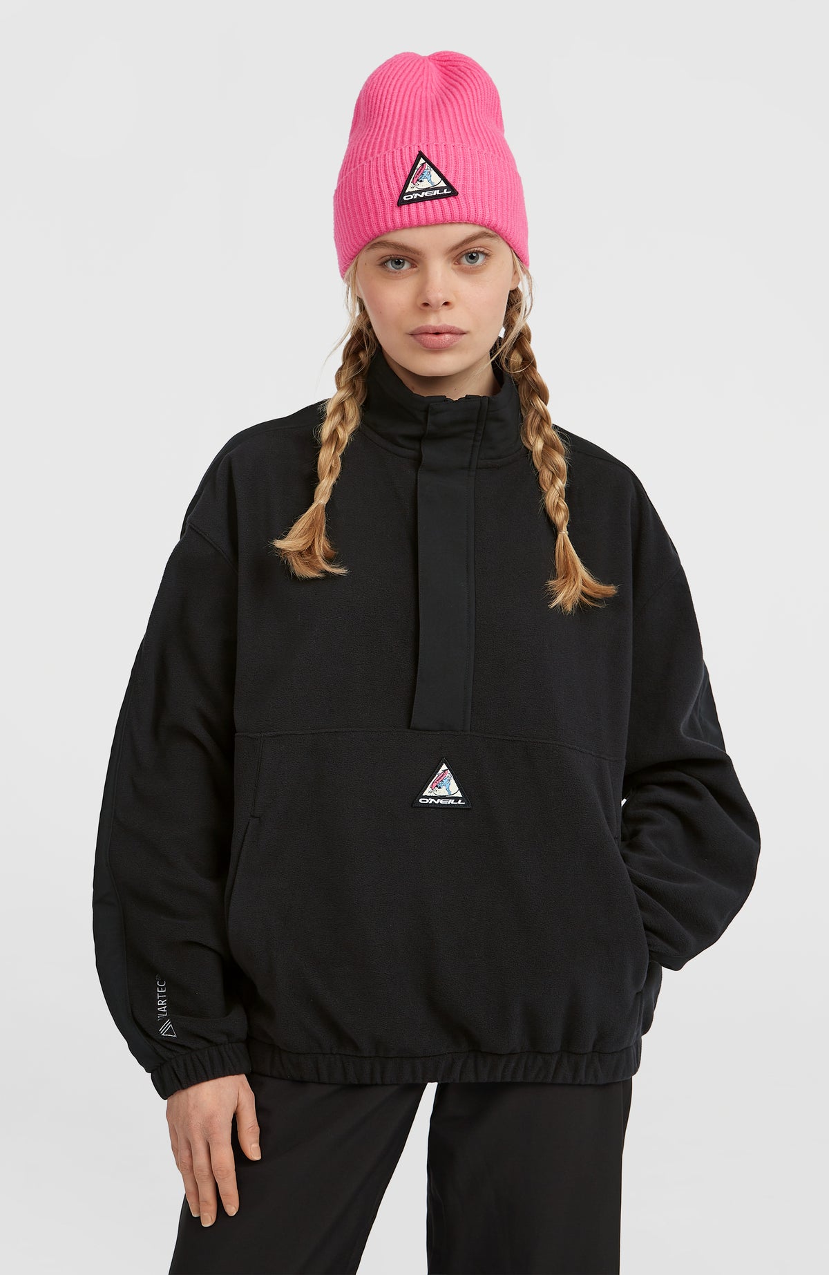 FWC'Play Polartec® Fleecepullover mit Halbreißverschluss | Black Out