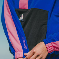 FWC'Play Polartec® Fleecepullover mit Halbreißverschluss | Active Blue Colour Block