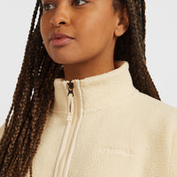 Flauschige Must-Have Fleecejacke mit Reißverschluss | Macaron