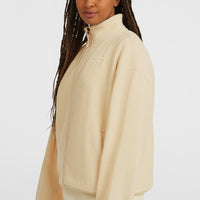 Flauschige Must-Have Fleecejacke mit Reißverschluss | Macaron
