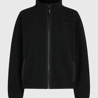 Flauschige Must-Have Fleecejacke mit Reißverschluss | Black Out