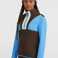 FWC'Cruz Triple Polartec® Fleecepullover mit Halbreißverschluss | Blue Poppy Colour Block