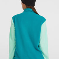 FWC'Cruz Triple Polartec® Fleecepullover mit Halbreißverschluss | Retro Mint Colour Block