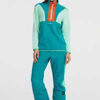 FWC'Cruz Triple Polartec® Fleecepullover mit Halbreißverschluss | Retro Mint Colour Block