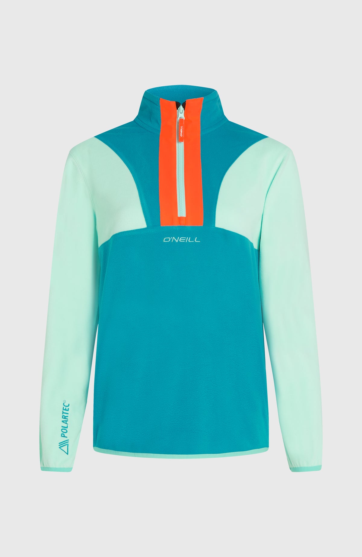 FWC'Cruz Triple Polartec® Fleecepullover mit Halbreißverschluss | Retro Mint Colour Block