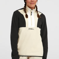 FWC'Cruz Triple Polartec® Fleecepullover mit Halbreißverschluss | Black Out Colour Block