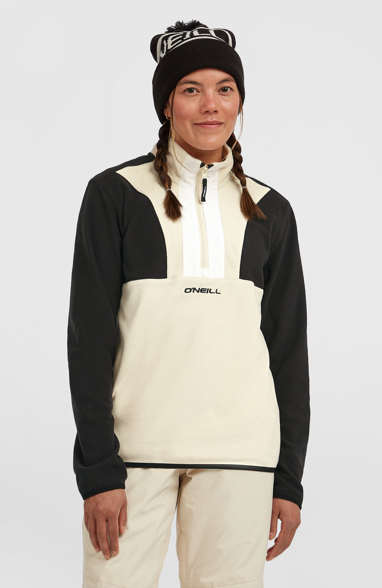 FWC'Cruz Triple Polartec® Fleecepullover mit Halbreißverschluss | Black Out Colour Block