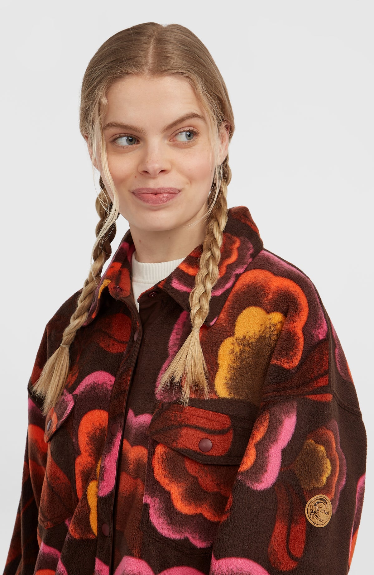 O'Riginals Superfleece Hemd | Brown Originals Flower