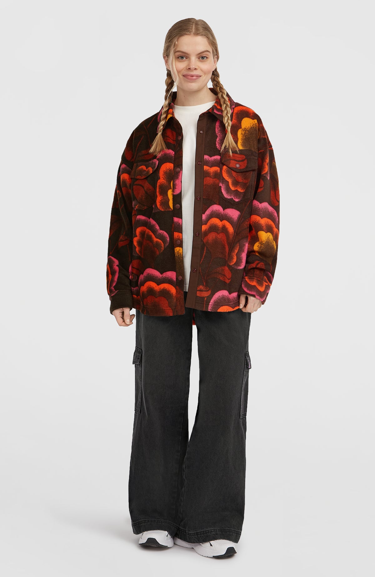 O'Riginals Superfleece Hemd | Brown Originals Flower