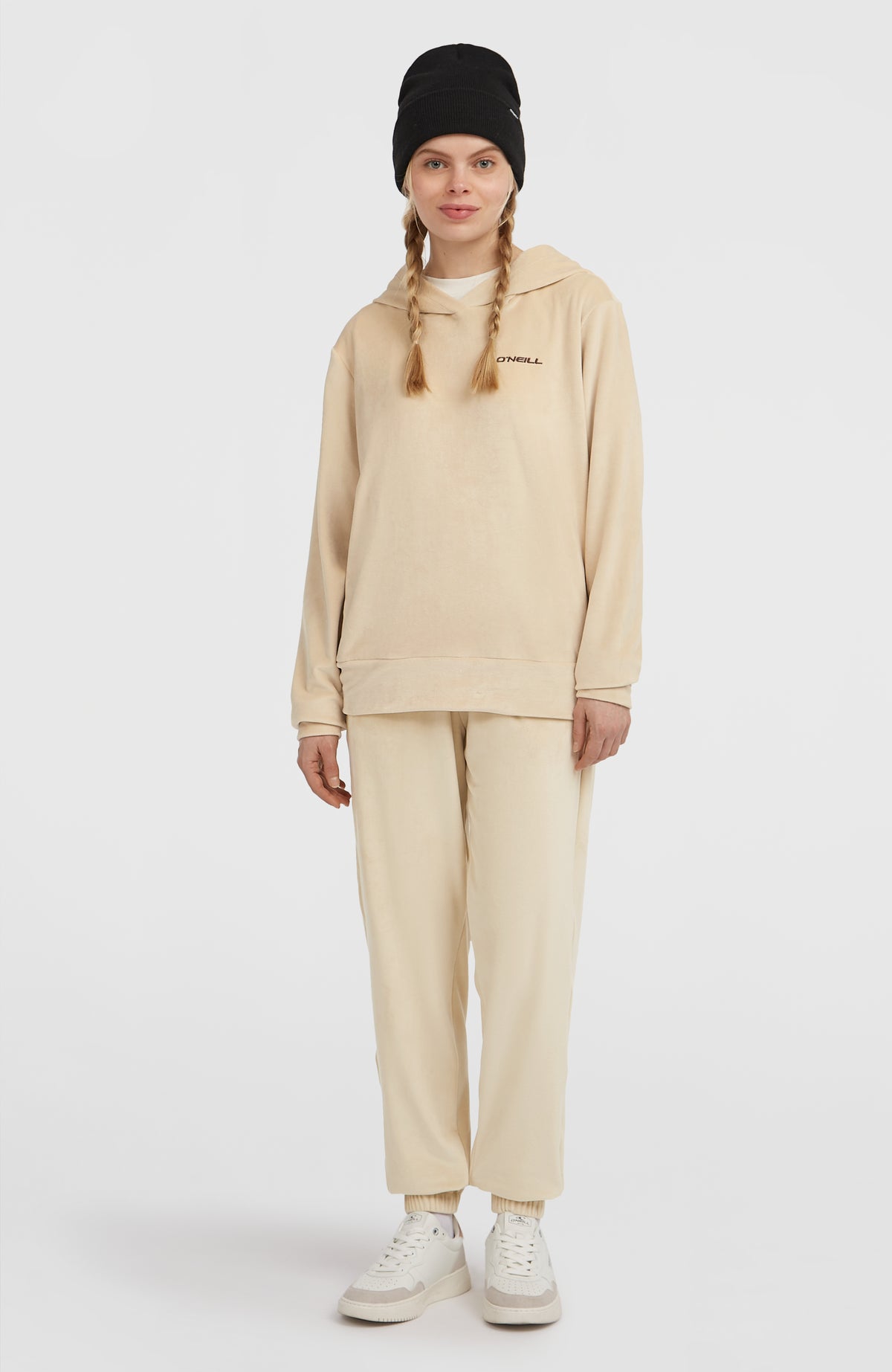 FWC'Cruz Velour Hoodie | Macaron