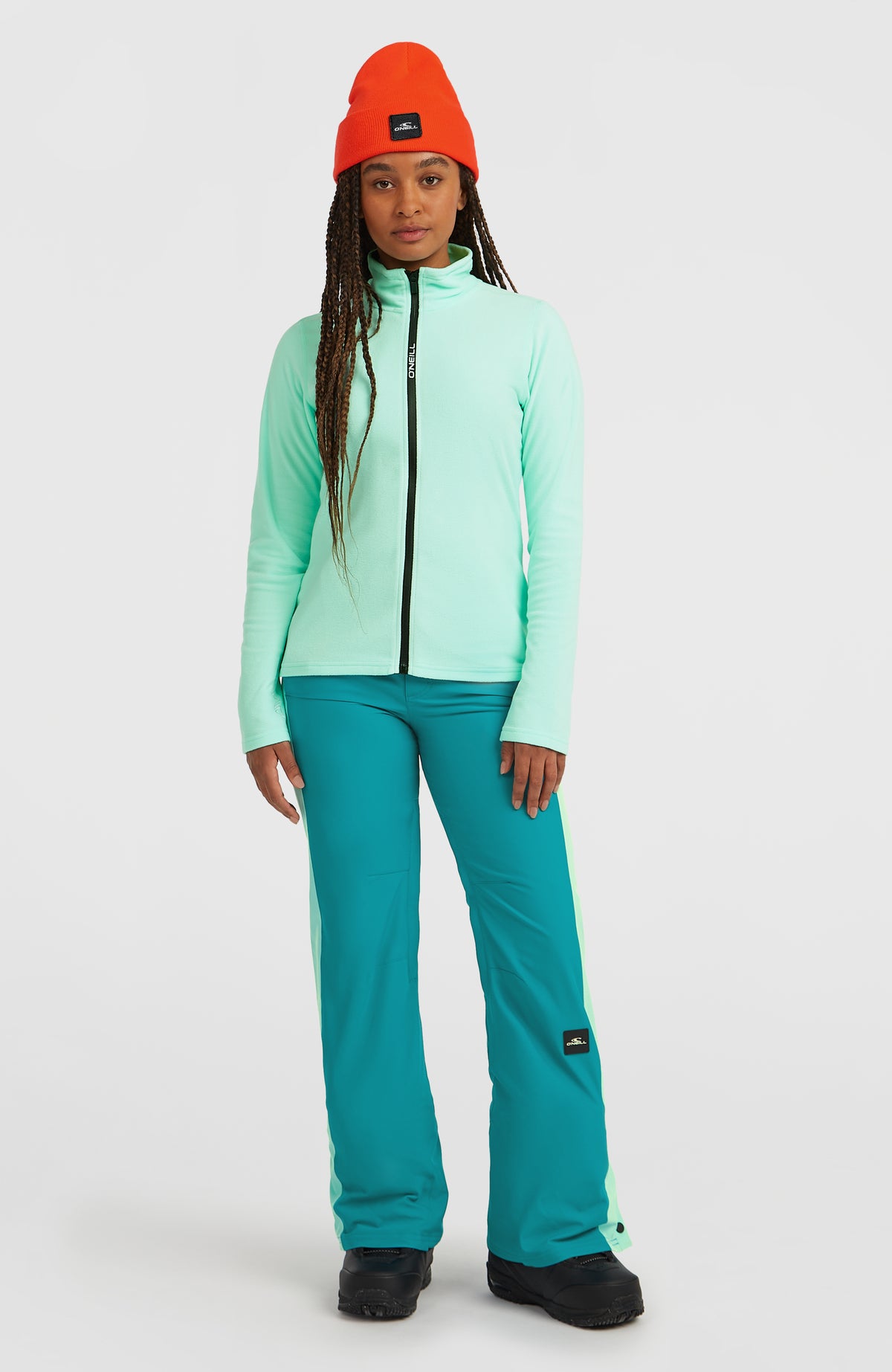 FWC'Cruz Jack's Polartec® Fleecejacke mit Reißverschluss | Retro Mint
