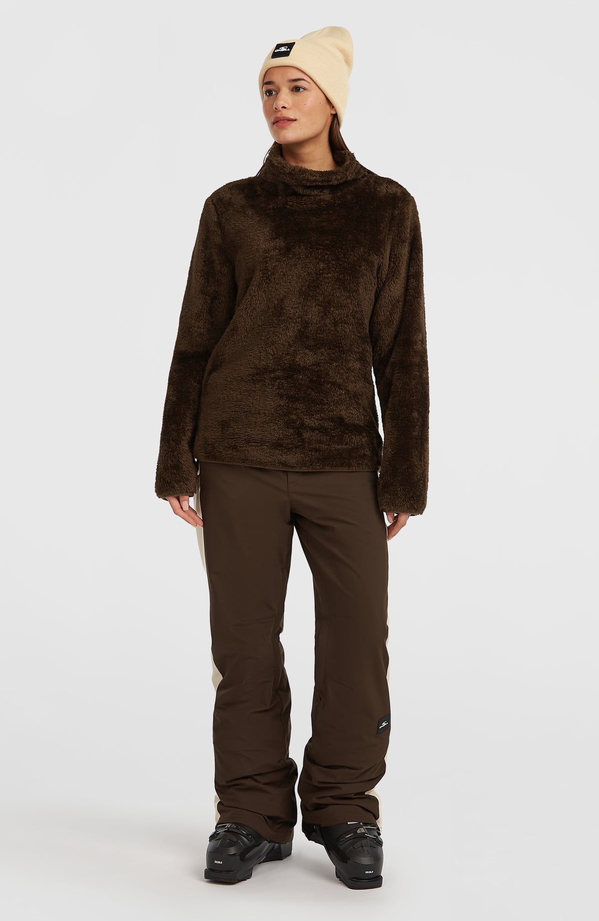Kuscheliger FWC'Cruz Fleecepullover | Coffee Bean
