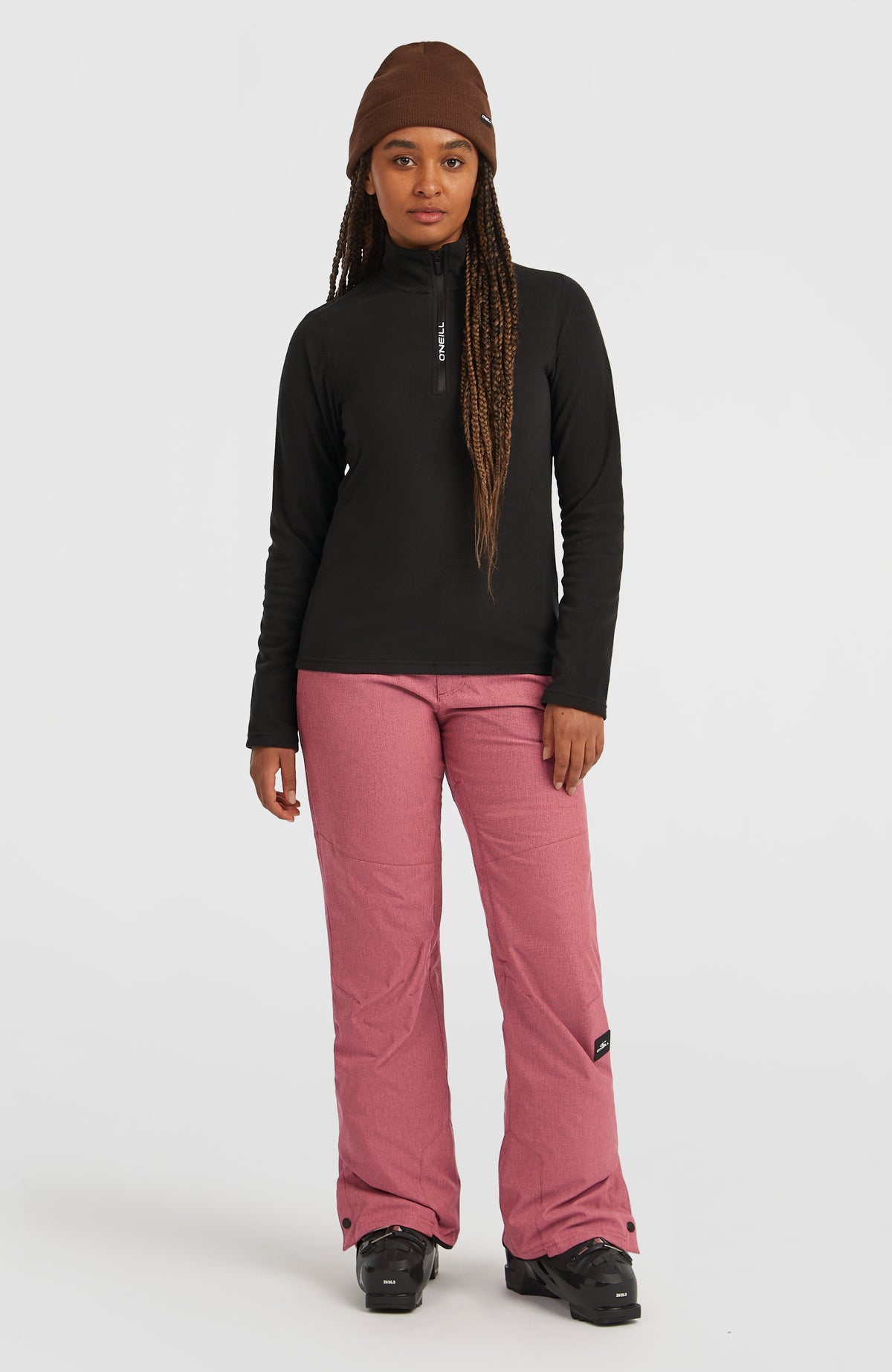 FWC'Cruz Jack's Polartec® Fleecepullover mit Halbreißverschluss | Black Out