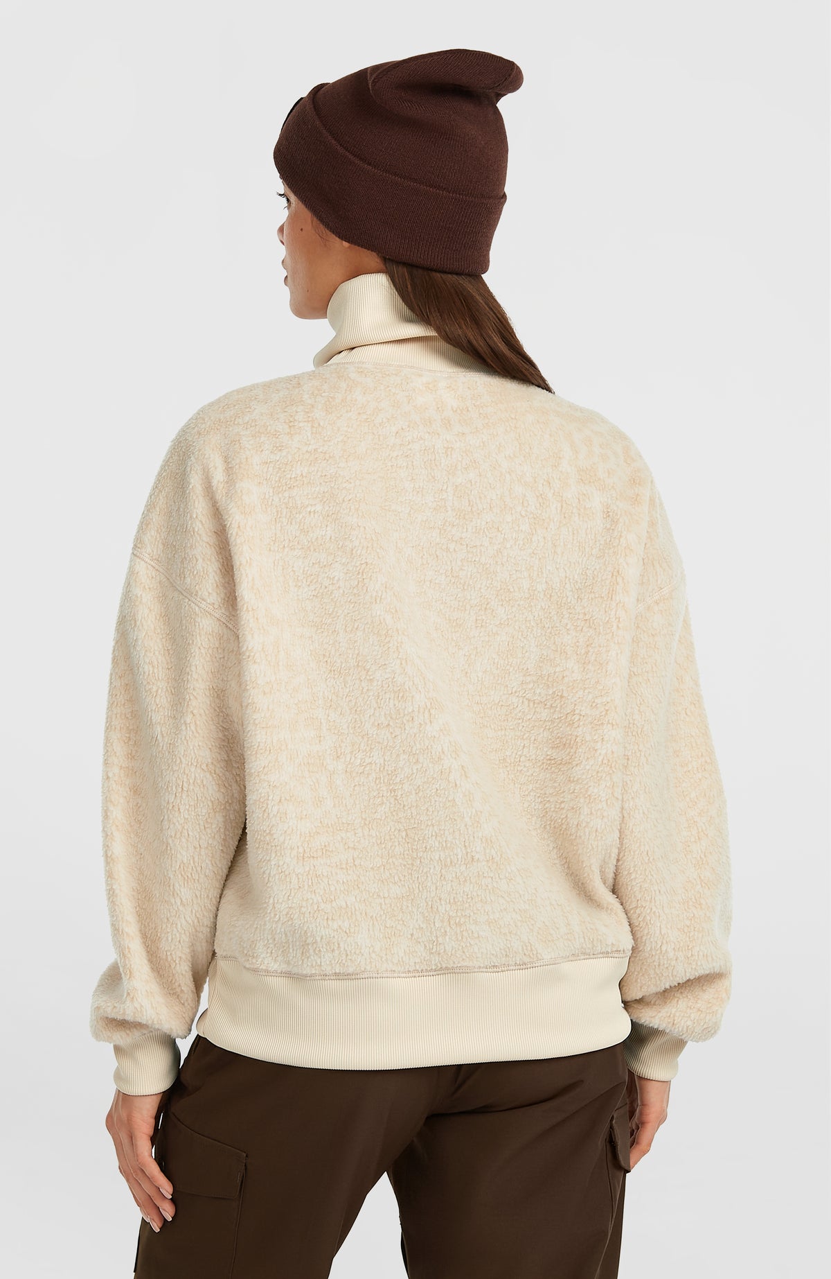 Must-Have Fleecepullover mit Halbreißverschluss | Macaron Animalica