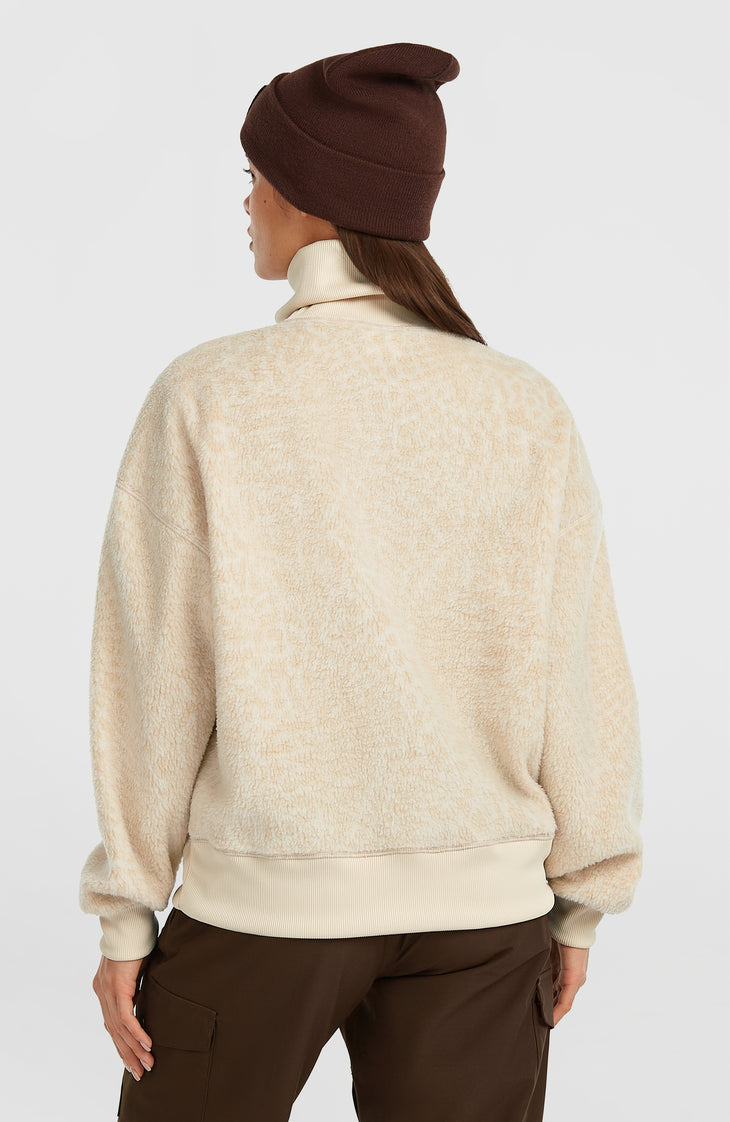 Must-Have Fleecepullover mit Halbreißverschluss | Macaron Animalica