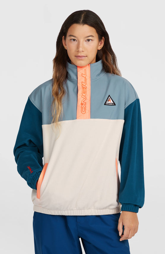 FWC'Play Polartec® Fleecepullover mit Halbreißverschluss | Murky Water Colour Block