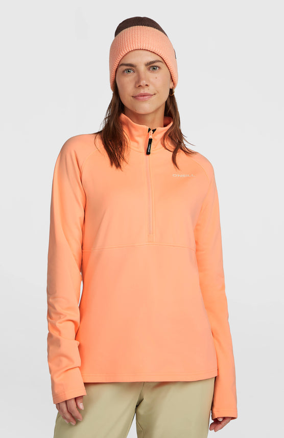 FWC'Cruz Fleecepullover mit Halbreißverschluss | Funky Peach