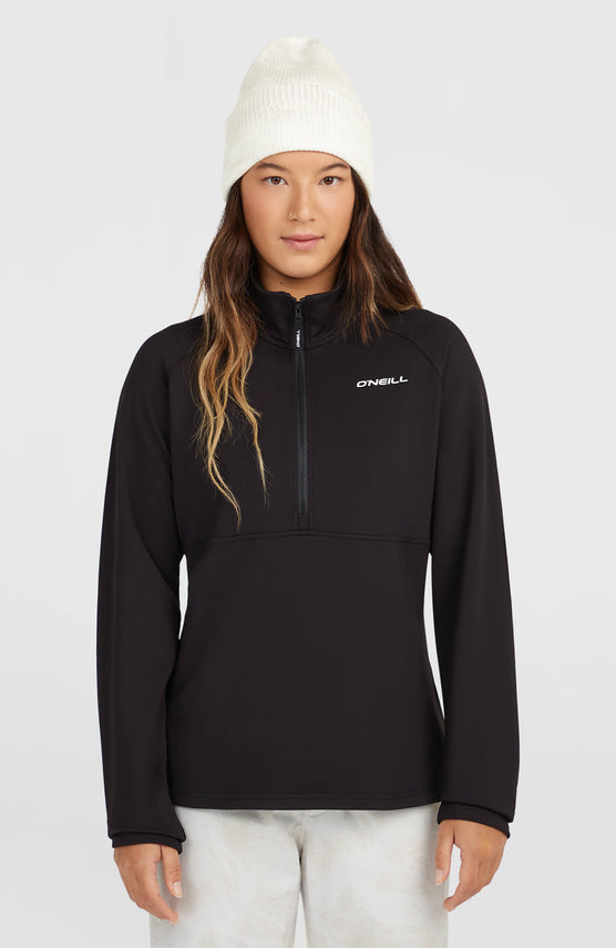 FWC'Cruz Fleecepullover mit Halbreißverschluss | Black Out