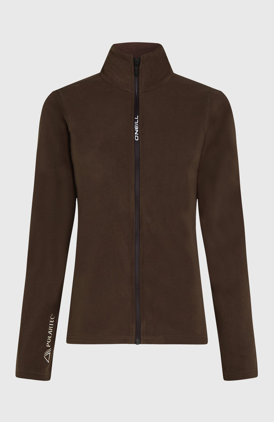 FWC'Cruz Jack's Polartec® Fleecejacke mit Reißverschluss | Coffee Bean