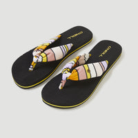 Ditsy Sun Bloom™ Sandalen | Multi Stripe