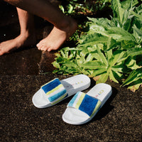 Bright Sandalen | Blue Towel Stripe