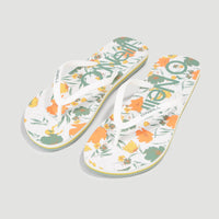 Profile Graphic Sandalen | White Bluemchen