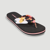 Ditsy Sun BLOOM™ Sandalen | Black Bluemchen