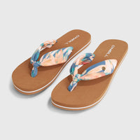 Ditsy Sun Sandalen | Blue Painted Tropics