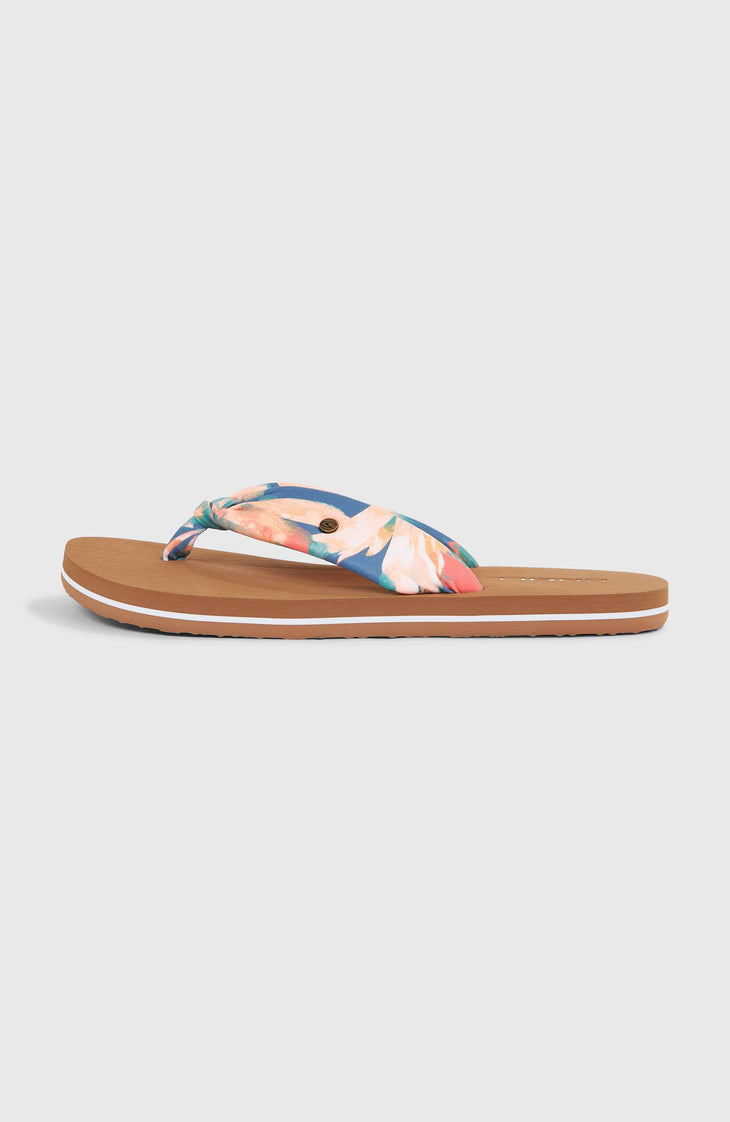 Ditsy Sun Sandalen | Blue Painted Tropics