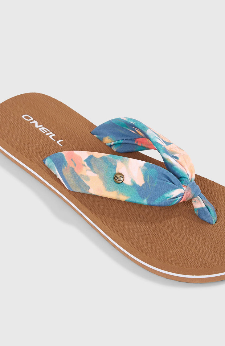 Ditsy Sun Sandalen | Blue Painted Tropics