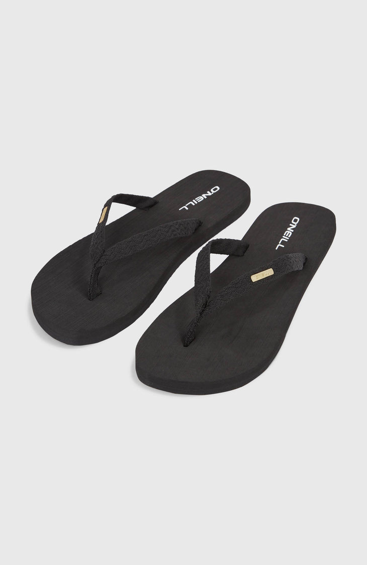 Ditsy Jacquard Sandalen | Black Out