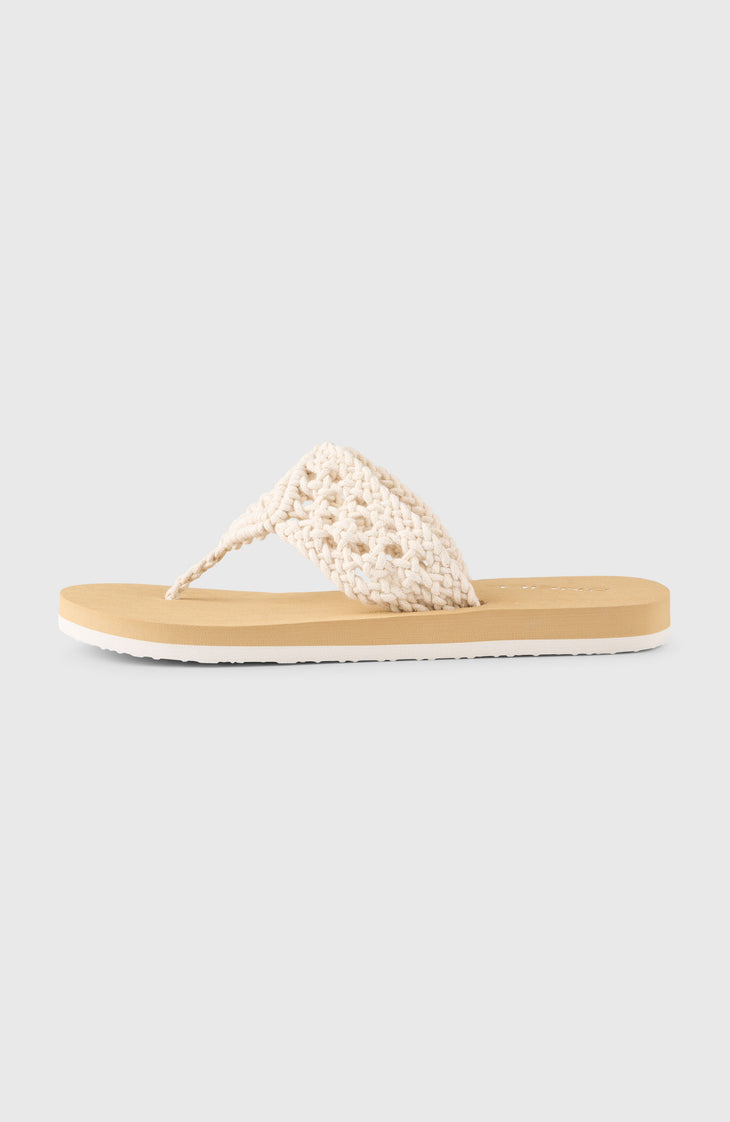 Ditsy Crochet Sandalen | Snow White