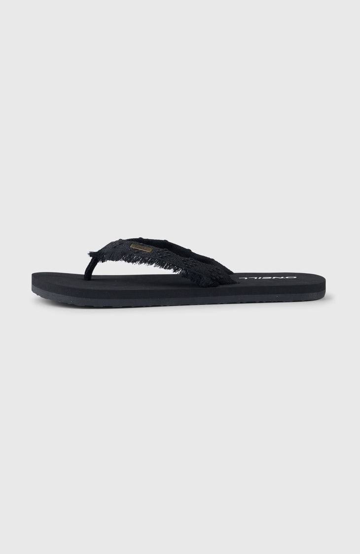 Ditsy Jacquard Sandalen | Black Out