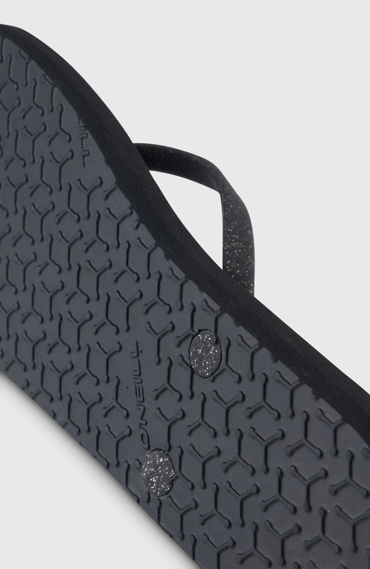 Profile Glitter Sandalen | Black Out