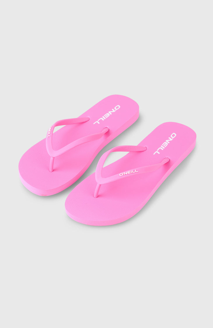 Profile Small Logo Sandalen | Electric Fuschia
