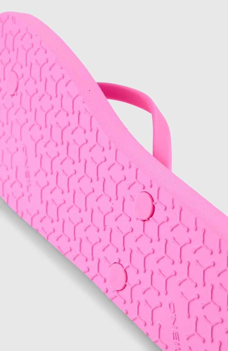 Profile Small Logo Sandalen | Electric Fuschia
