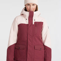 Utility Skijacke | Windsor Wine Colour Block