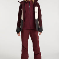 Carbonite Skijacke | Windsor Wine Colour Block