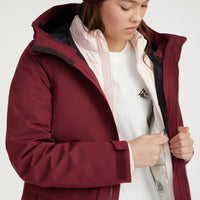 O'Neill TRVLR Series Journey Shell-Parka | Windsor Wine