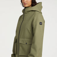 O'Neill TRVLR Series Ecto Shell-Jacke | Deep Lichen Green