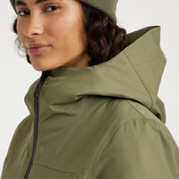 O'Neill TRVLR Series Ecto Shell-Jacke | Deep Lichen Green