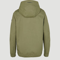 O'Neill TRVLR Series Ecto Shell-Jacke | Deep Lichen Green