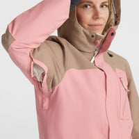 Utility Hybrid-Skijacke | Genuine Pink Colour Block