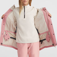 Utility Hybrid-Skijacke | Genuine Pink Colour Block