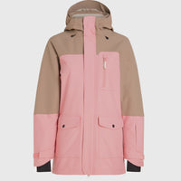 Utility Hybrid-Skijacke | Genuine Pink Colour Block