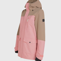 Utility Hybrid-Skijacke | Genuine Pink Colour Block