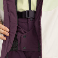 Carbonite Skijacke | Aubergine Colour Block