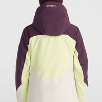 Carbonite Skijacke | Aubergine Colour Block